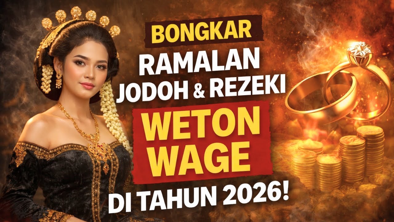 RAMALAN JODOH DAN REZEKI WETON WAGE DI TAHUN 2026 ❗ YANG LAHIR DI WETON WAGE SIMAK DENGAN SEKSAMA ❗