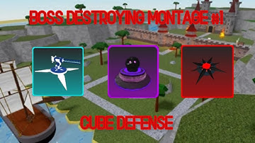 Cube Defense Epic Boss Montage | Roblox Cube Defense