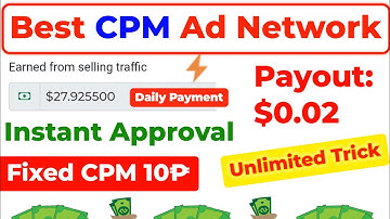 Best High CPM Ad Network for Small Publishers | Instant Approval🚀 No Traffic | High CPM Ad Network