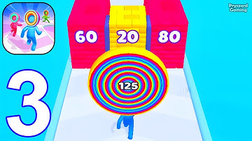 Layer Man 3D - Gameplay Walkthrough Part 3 Levels 31-45 Stickman Layer Man (iOS, Android)