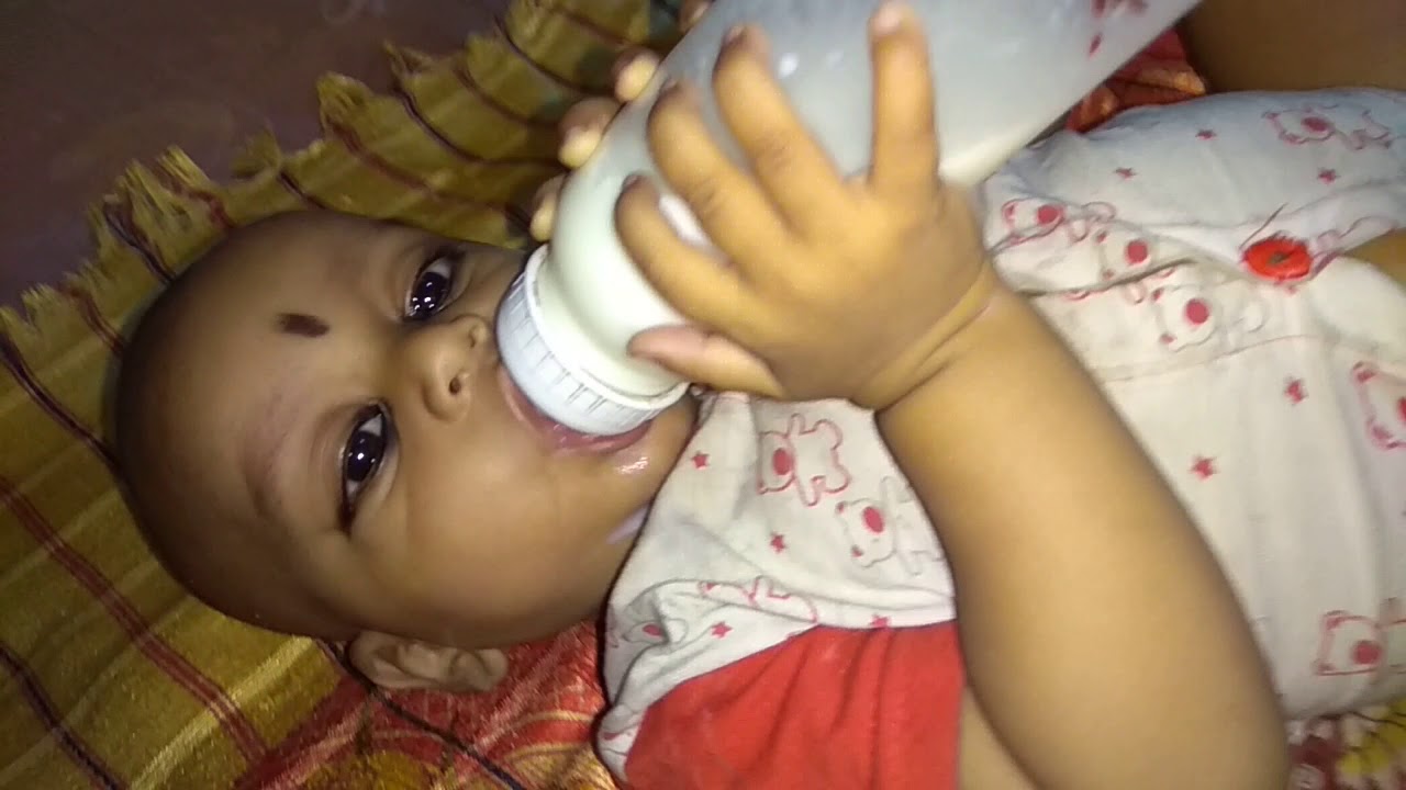Baby drink milk YouTube