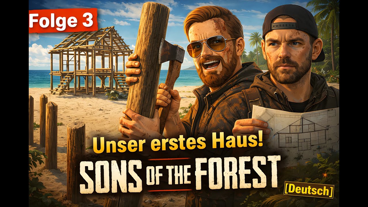 Folge #3: Strand, Sonne, Basisbau –Unser Heim entsteht! 