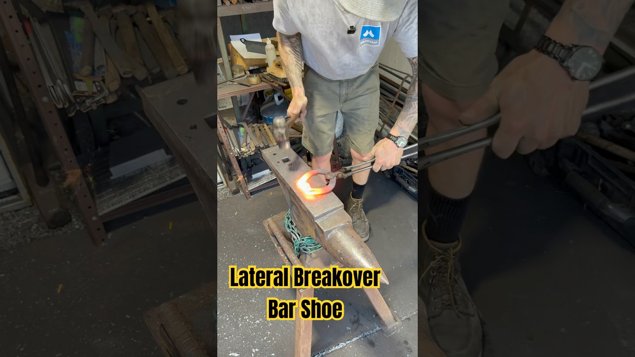 Building a Lateral Breakover Bar Shoe for Idaho Farriers Association Mail In Shoe Contest