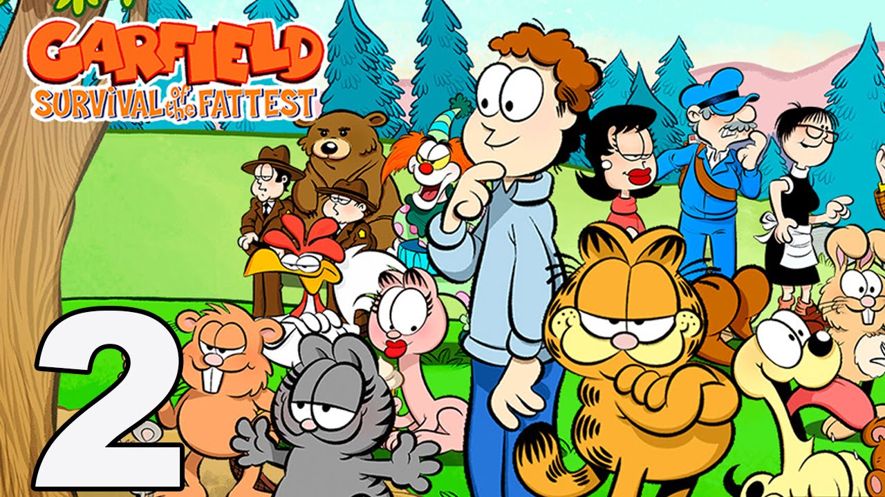 Garfield: Survival of the Fattest - Gameplay Walkthrough Part 2 - Level 3-4 (iOS)