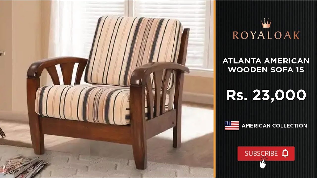 Royaloak Atlanta American Wooden Sofa
