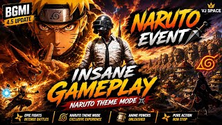 🍥 Bgmi 4.5 Naruto Event 🔥 Insane Kills & Clutches 😈 | Telugu Gameplay | Vj Space