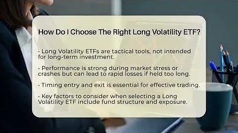 How Do I Choose The Right Long Volatility ETF? - Stock and Options Playbook