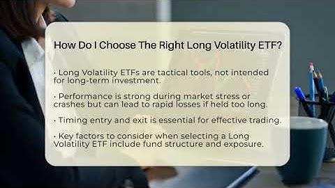 How Do I Choose The Right Long Volatility ETF? - Stock and Options Playbook