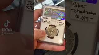 2000 Year Old Silver Coin!!! #shorts