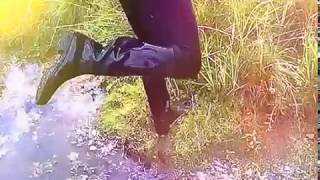 MSV. Deep flooding across Big-crater lake & first fill my FOUGANZA Essensole PVC riding boots.