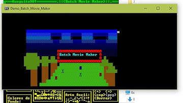 [Batch] Windows MS-DOS Movie Maker