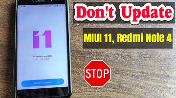 Redmi Note 4 MIUI 11 Update