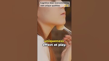 The false-uniqueness effect: cognitive bias in social psychology | Psychological Effects #psychology