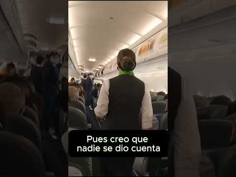 ¡Una bromita en el avión!