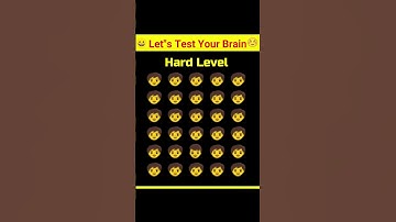 Memory Test | Find Odd Emoji | Riddle And Puzzle | Part 12 | #shorts