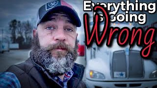 Day in the Life of a Truck Driver | Load TAKEN AWAY & More | Truck Driving Falling Apart