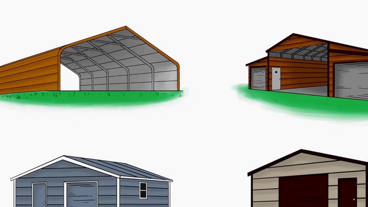 Metal Buildings by Carport Central - YouTube