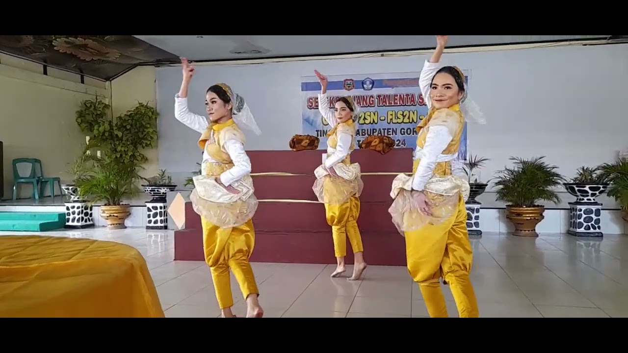 Tari Toyopo SMP N 1 Limboto//Juara 1 Lomba FLS2N 2024 Kab Gorontalo