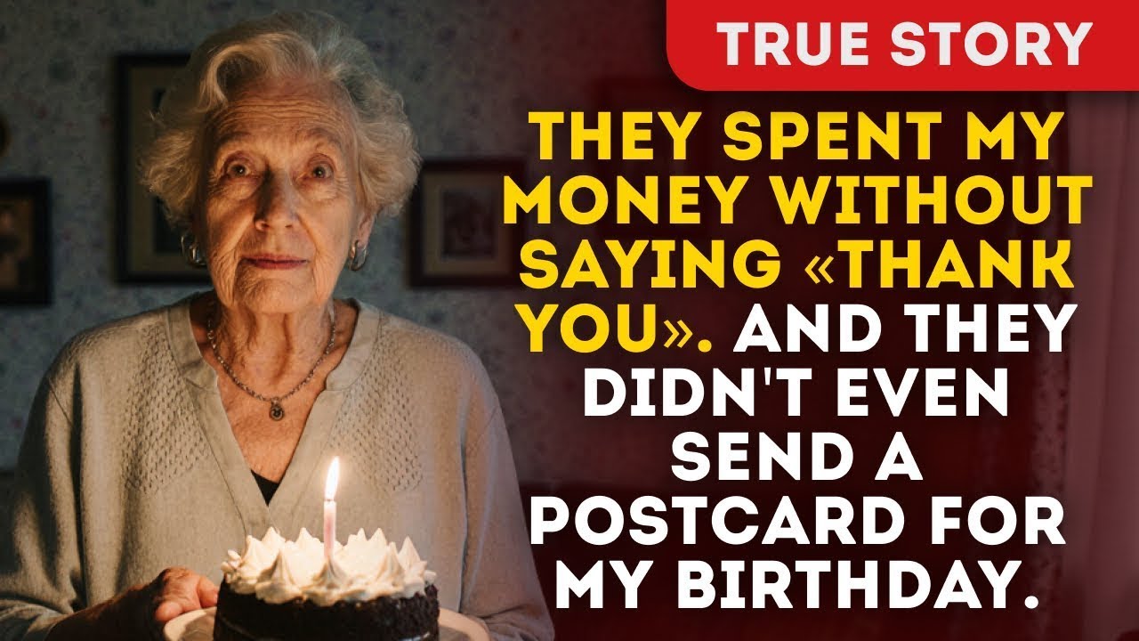 They Spent My Money Without Saying «Thank You». And They Didn't Even Send A Postcard For My Birthday