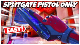 I Played Splitgate 2 Using ONLY Pistols And...