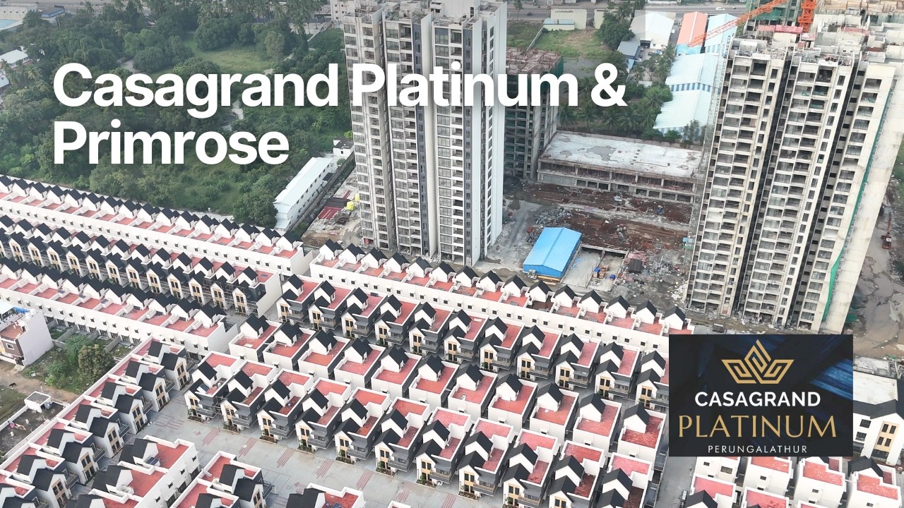 Casagrand Platinum & Primrose | Drone overview & Construction Update | Dec 2025