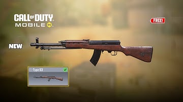 *NEW* FREE Type 63 (New Marksman Rifle) on COD Mobile!!! - Tier 21 BP Reward | Milton37LiveCODM