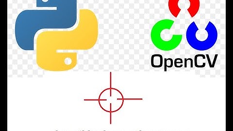 Drawing a sniper circle around contours using opencv and python , الشرح بالعربي