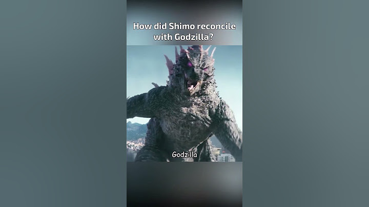 How did Shimo reconcile with Godzilla?
