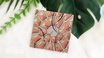 Zentangle 禪繞畫 #1265 How to draw by Eva Wu 禅绕画 ゼンタングル