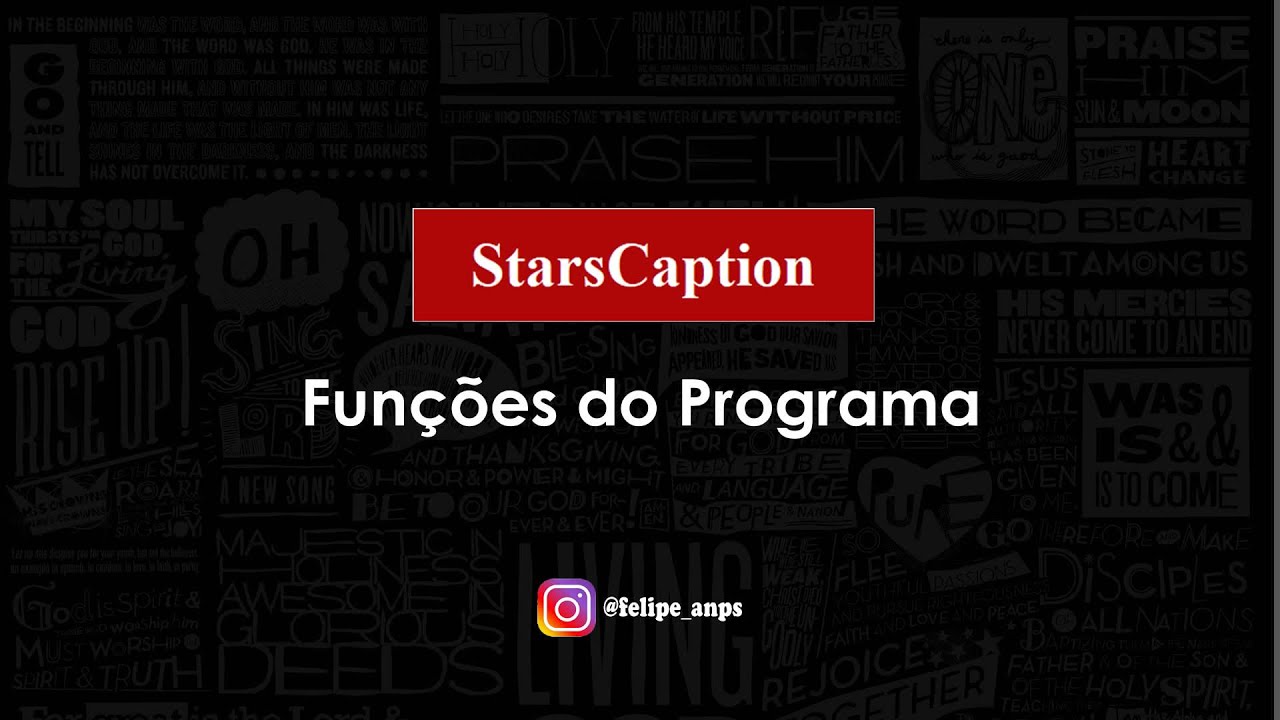 Tutorial para o Programa StarsCaption - felipe_anps