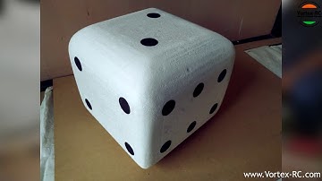 Vortex-RC Custom Hot Wire CNC Cutting : Making a Huge EPS Foam Dice