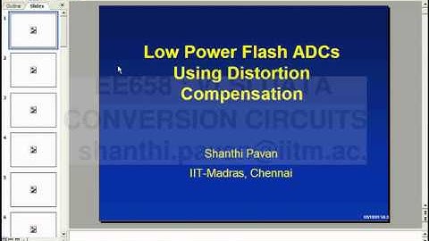 Lecture 28 - Bubble Correction Logic in a Flash ADC, Comparator Metastability