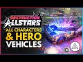 Destruction All Stars | All Characters, Hero Vehicles & Breaker Abilities