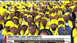 President Ruto Announces Plans To Reduce Paye For Those Earning Below Ksh 50,000