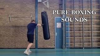 Boxing ASMR | Punches & Strikes - Heavy Bag Long Session
