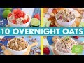 10 Creative Overnight Oats Flavors! Healthy Breakfast Recipes