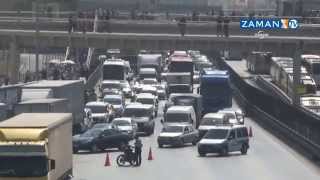 E - 5 Karayolu Trafiğe Kapatıldı