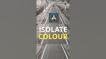 🎨 Isolate a Single Color in DaVinci Resolve!  #davinciresolve #colorgrading #editingvideo