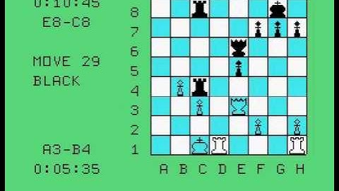 Chess - [TI-99/4A] Video Chess [Beginner] vs. Matthew Doucette (0-1)