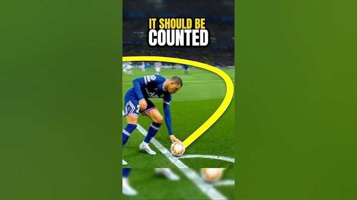 Mbappe's spectacular goal from corner kick🥶It should've been counted😵#shorts