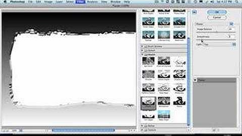 Photoshop - Custom Grunge Boarder & Brush