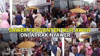 SAWER PANGANTEN WUR AWUR - Oni Aprak Nyawer Adat Sunda - Pernikahan Roslinda & Elhis