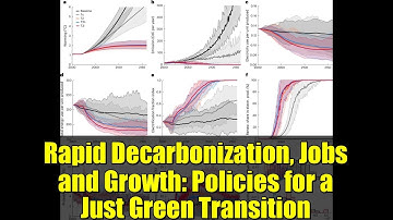 Rapid Decarbonization, Jobs and Growth: Policies for a Just Green Transition