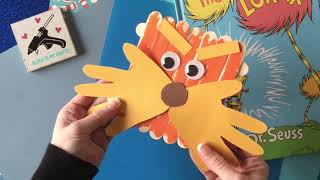 Popsicle Stick Lorax w/Handprint Beard – Kid Craft