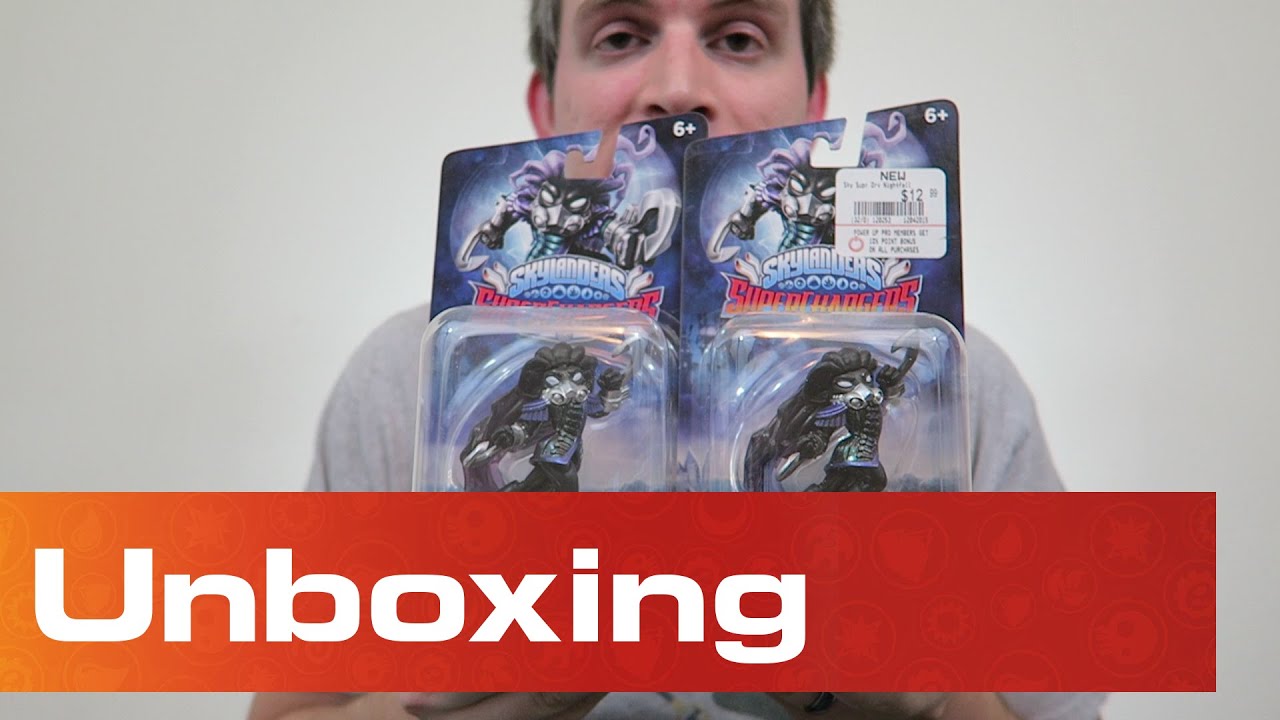Nightfall Comparison and Unboxing - Skylanders SuperChargers