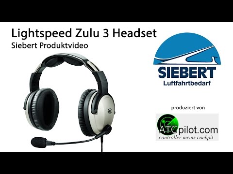 Lightspeed Headset Zulu 3 | Piloten Headset | Unboxing and Review - deutsch