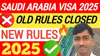 ✅saudi Arabia Visa 2025 New Rules | 🔥saudi visa update 2025 | saudi visa latest update