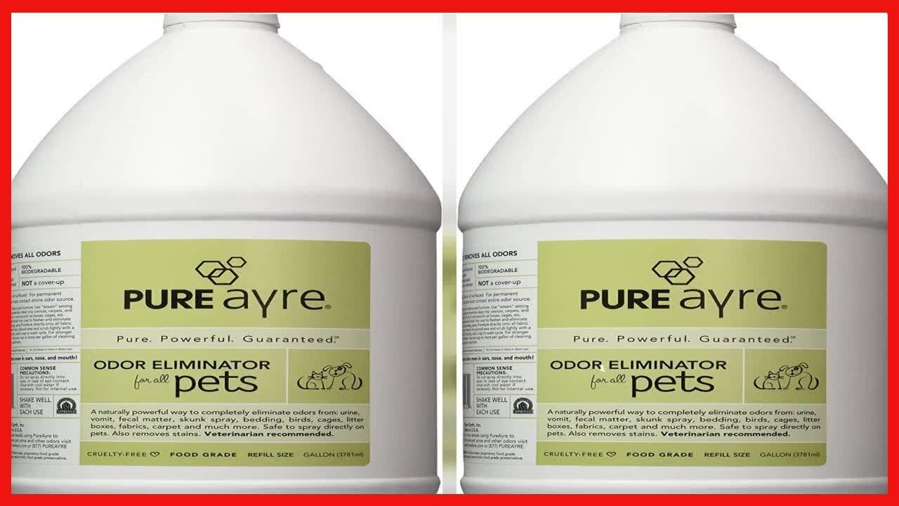 PureAyre – All Natural Plant Based Pet Odor Eliminator – Pure, Powerful, and Completely Safe
