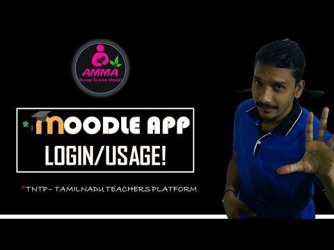 HOW TO LOGIN & USE MOODLE APP || TNTP