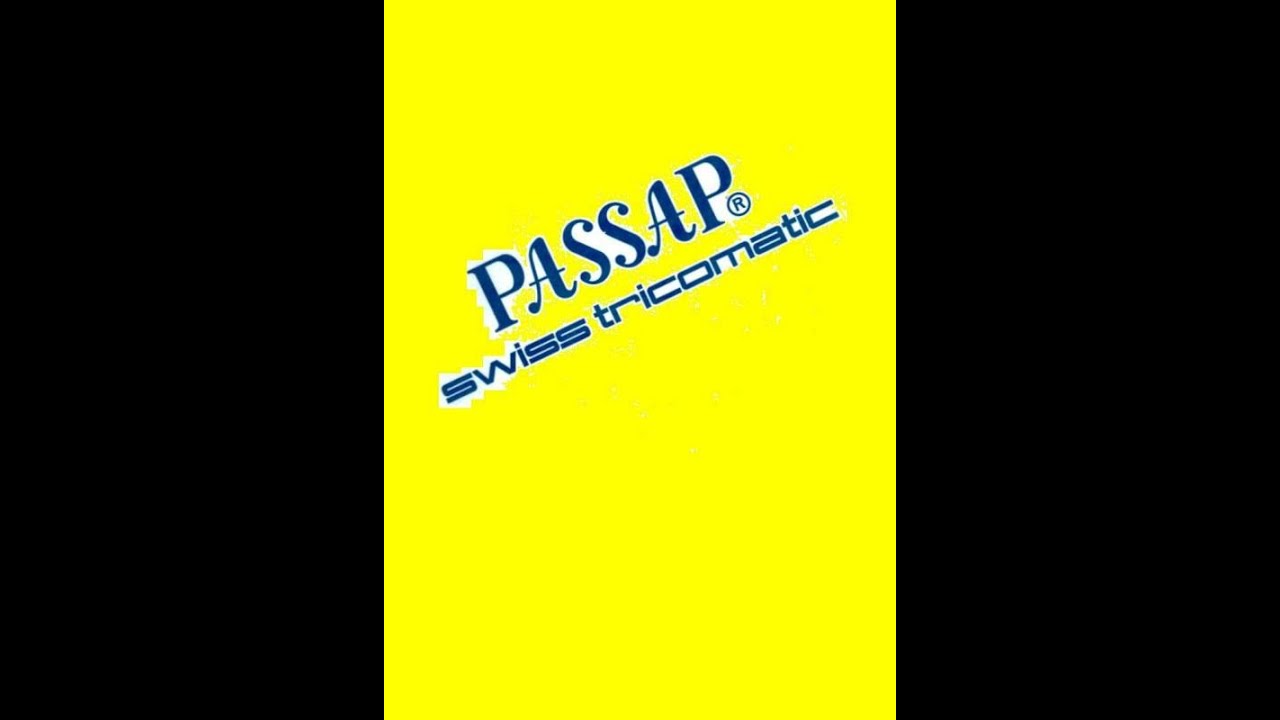 Passap swiss tricomatic Operation manual dutch